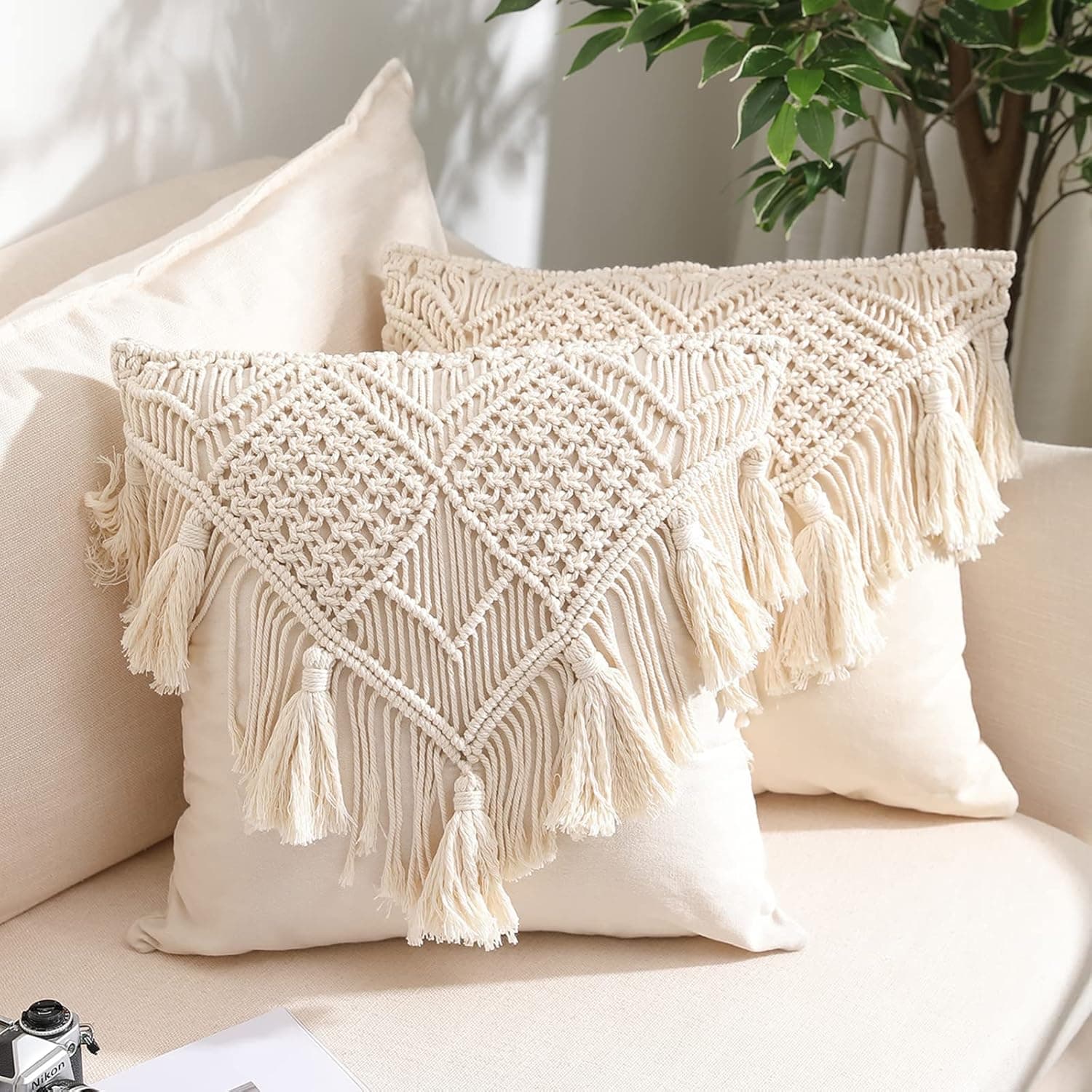 Macrame Cushion Cover